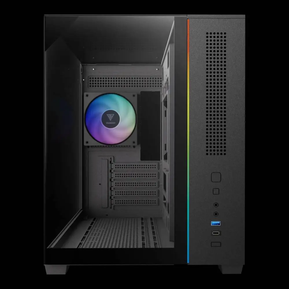 Кутия Gamdias ATLAS M3M A-RGB, Case mATX, USB-C