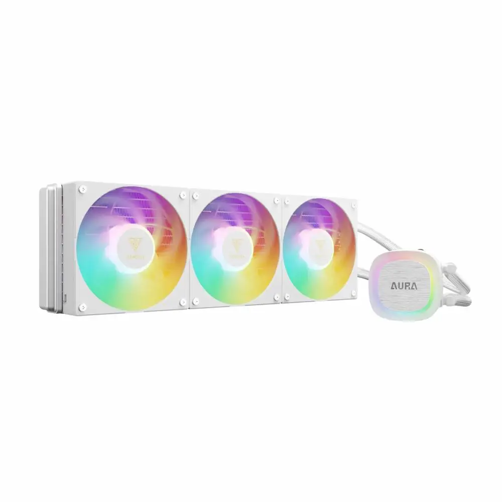 Водно охлаждане Gamdias AURA GL360 v2 WH aRGB Water Cooling 360mm
