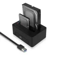 ACT Докинг стейшън AC1504, USB 3.1 Gen1 за 3.5"/2.5" HDD/SSD черен