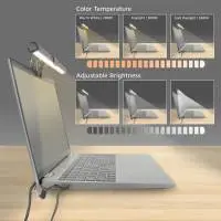 ACT LED лампа за лаптоп с регулируема яркост и щипка, USB захранване