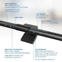 ACT LED лампа за монитор, сензорно управление, USB захранване