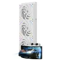 Водно охлаждане Thermalright Vision 360 Turbo ARGB White Water Cooling Rainbow, 6.67 inch Curve OLED Display