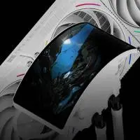 Водно охлаждане Thermalright Vision 360 Turbo ARGB White Water Cooling Rainbow, 6.67 inch Curve OLED Display
