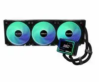 Водно охлаждане Asrock Challenger 360 Digital, 360mm ARGB, LCD Display AIO