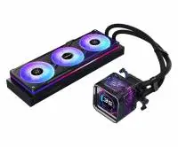 Водно охлаждане Asrock Phantom Gaming 360 LCD, 360mm, ARGB, LCD Display, AIO Cooler