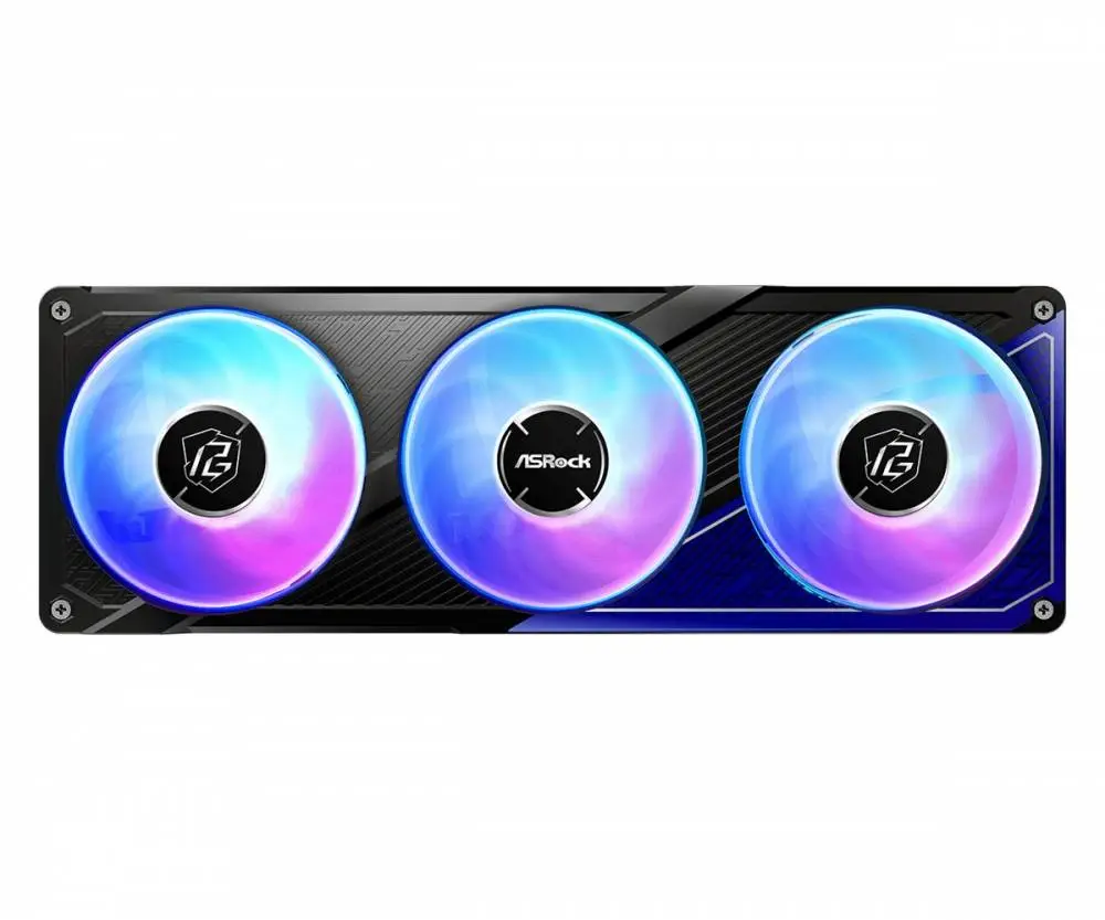 Водно охлаждане Asrock Phantom Gaming 360 LCD, 360mm, ARGB, LCD Display, AIO Cooler
