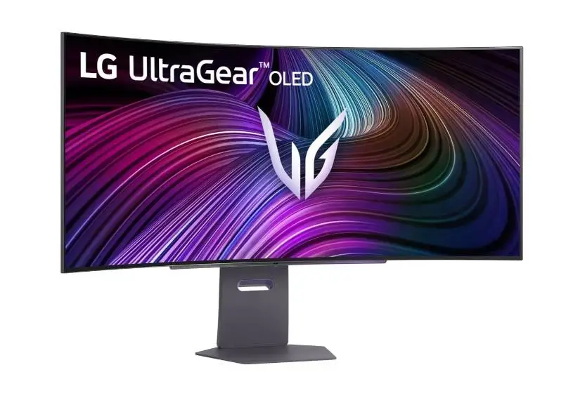 Монитор LG 45GX90SA-B, 44.5", OLED UltraGear 21:9 Curved Smart, WQHD (3440x1440), 240Hz, 0.03 ms, HDR 400, Free-sync, G-Sync, USB-C, PD 65W, HDMI, DP, PBP, Speakers 7W x2, Bluetooth, Black