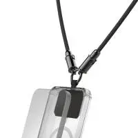Hama Кабел за зареждане, USB-C, 2 в 1 с връзка за телефон, 1.2 m, черен