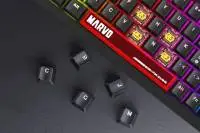 Marvo геймърска механична клавиатура Gaming Mechanical Keyboard Arma 98 KG937 - 1K, TNT Peach Switches [Linear], (English US)