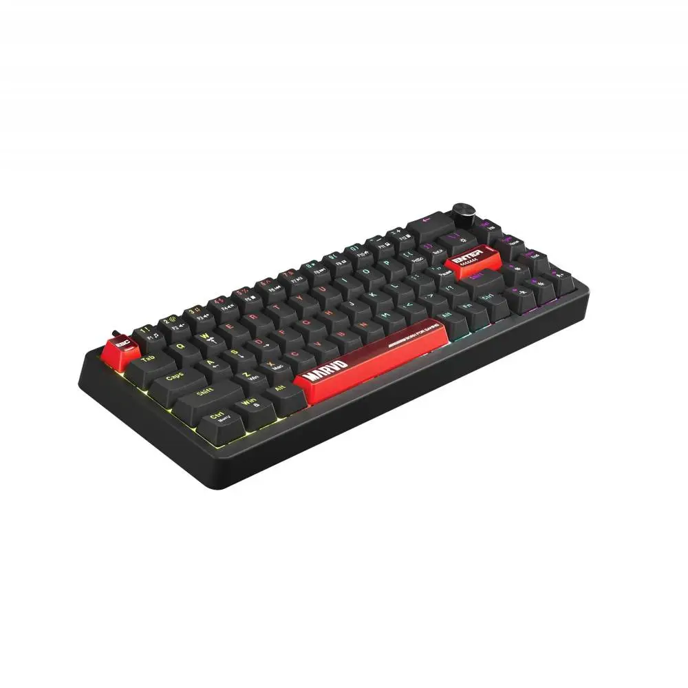 Marvo геймърска механична клавиатура Gaming Mechanical Keyboard Arma 67 KG935 - 1K, TNT Peach Switches [Linear], (English US)
