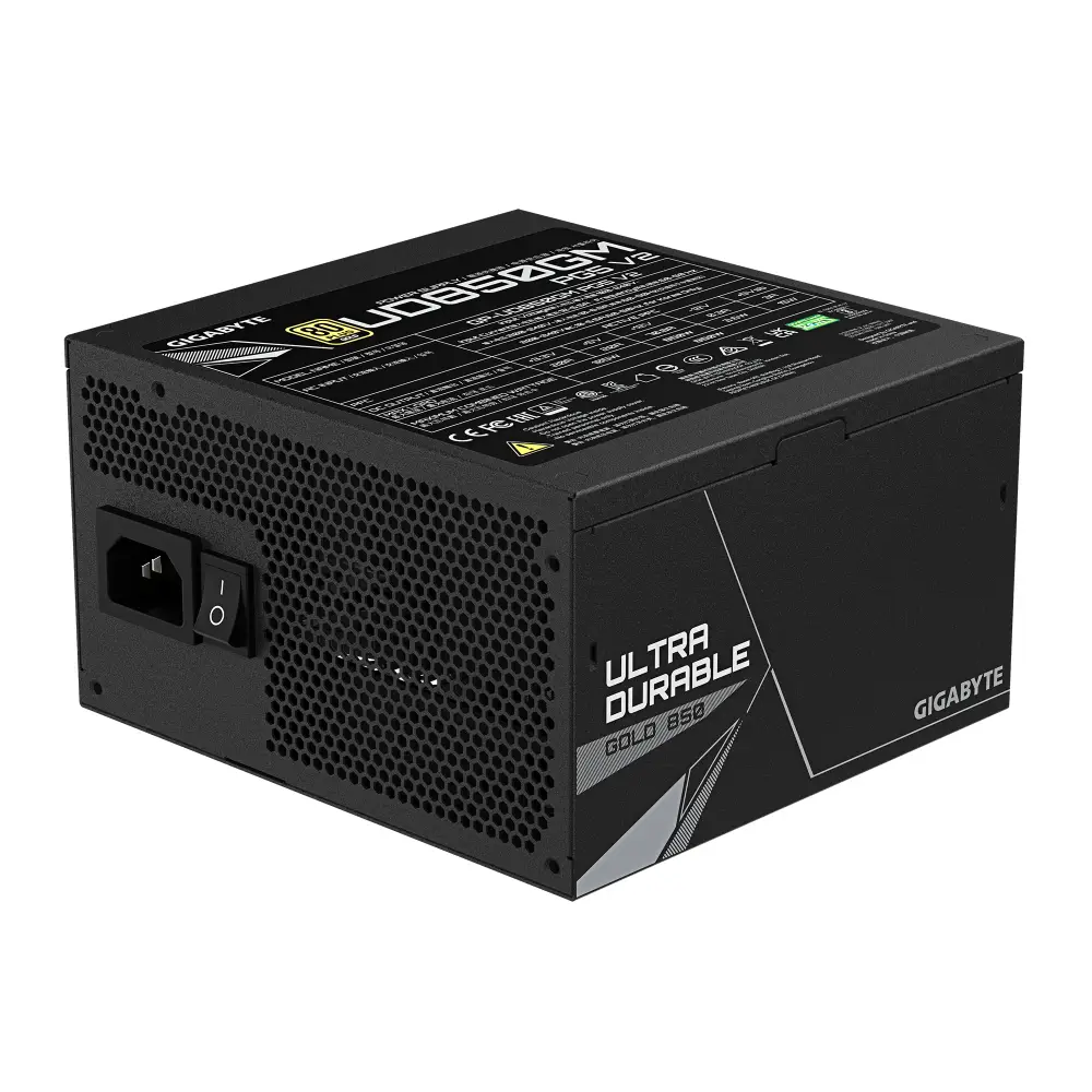 Захранване Gigabyte P850GM PG5 V2, 850W, 80 Plus Gold, Modular, ATX 3.1, PCIe 5.1 