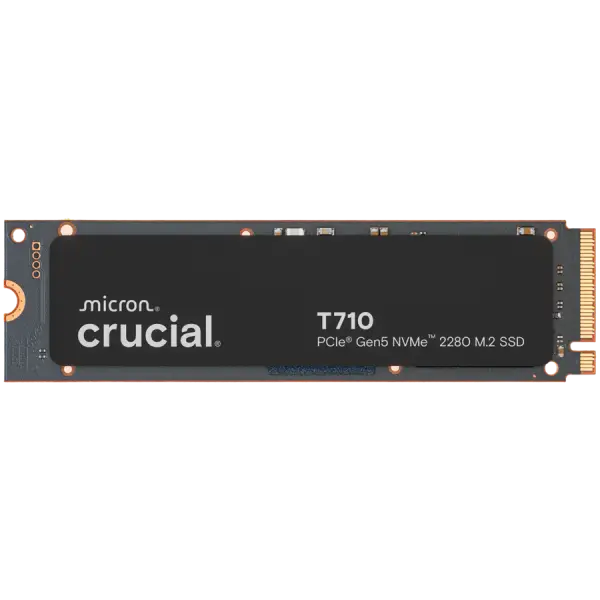 Диск SSD Crucial T710 4TB PCIe Gen5 NVMe 2280 M.2 SSD - CT4000T710SSD8