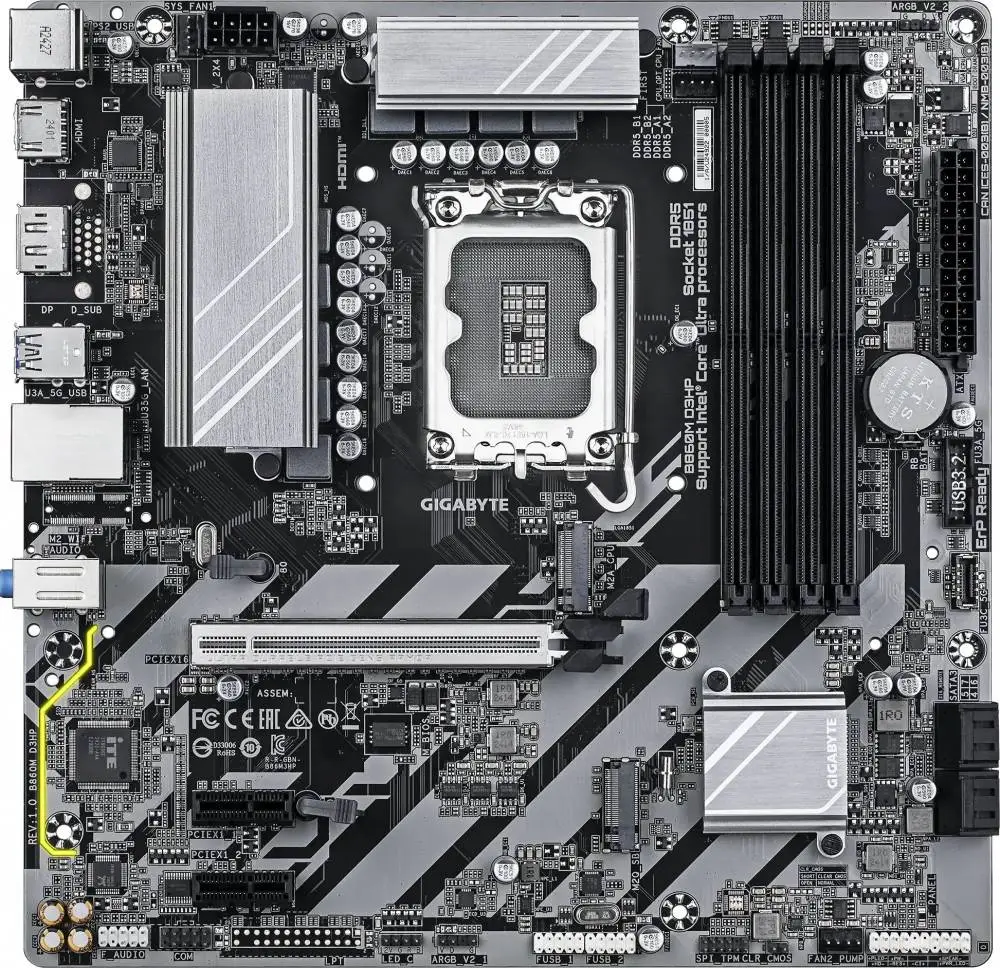 Дънна платка Gigabyte B860M D3HP LGA1851
