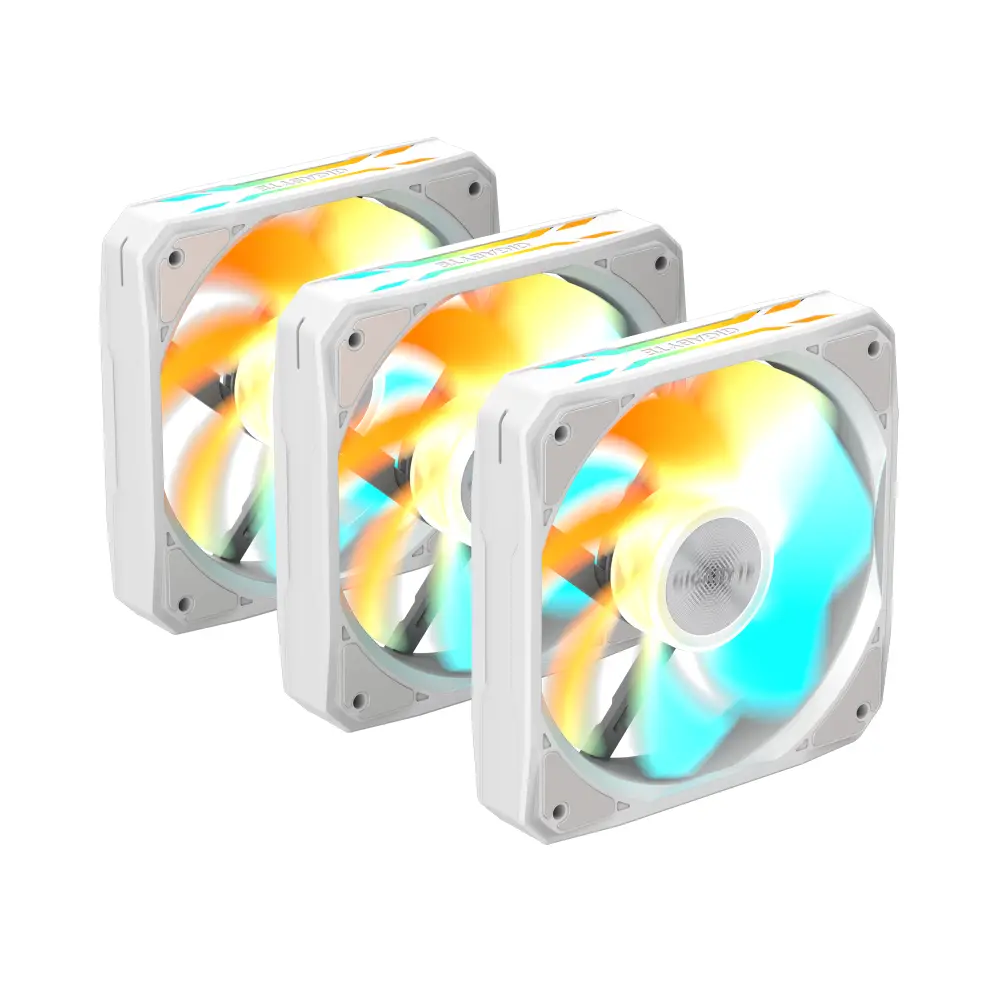 Вентилатори GIGABYTE AORUS EZ CHAIN RVS FAN 120 ICE ARGB, 3-Pack