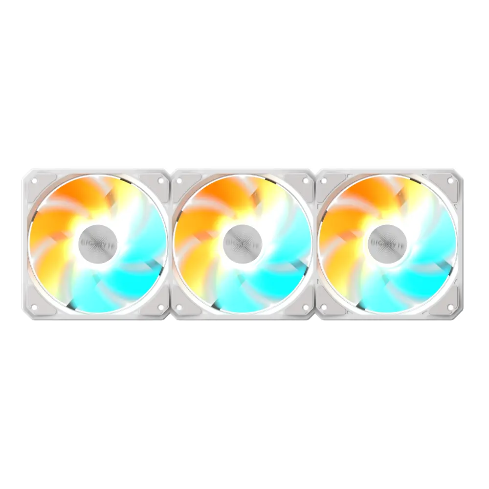 Вентилатори GIGABYTE AORUS EZ CHAIN RVS FAN 120 ICE ARGB, 3-Pack