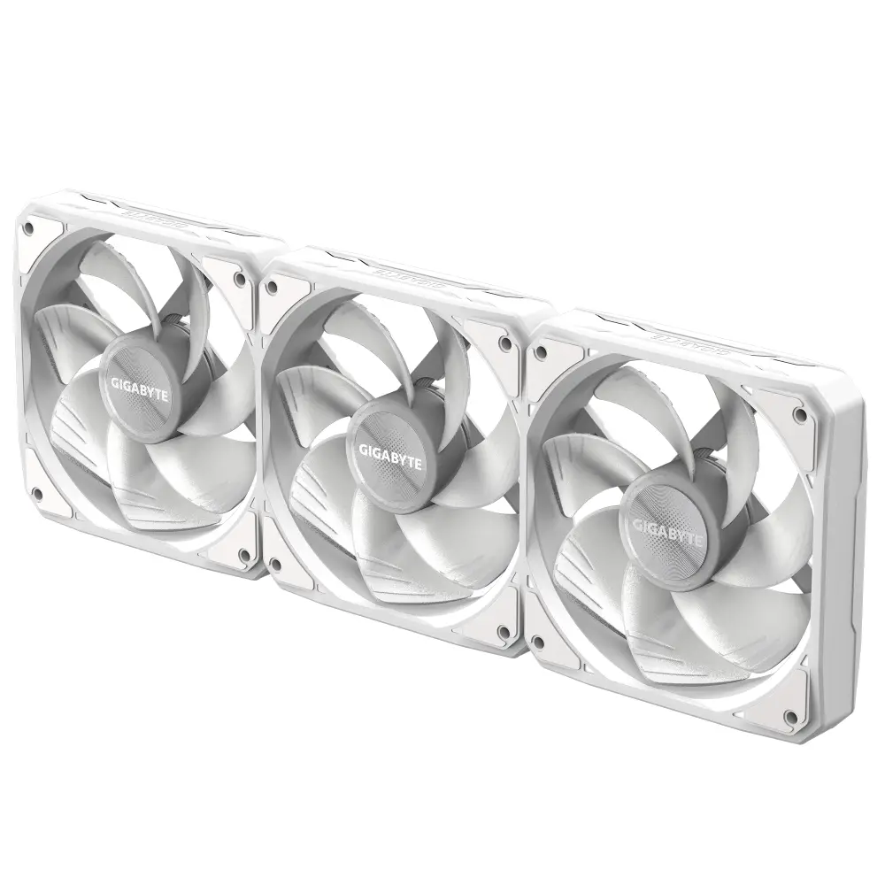 Вентилатори GIGABYTE AORUS EZ CHAIN RVS FAN 120 ICE ARGB, 3-Pack