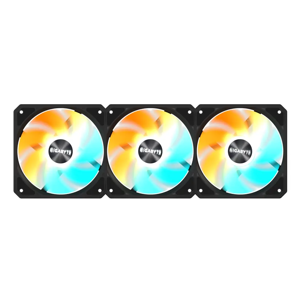 Вентилатори GIGABYTE AORUS EZ CHAIN RVS FAN 120 ARGB, 3-Pack