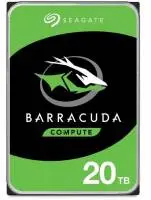 Твърд диск Seagate BarraCuda 20TB 3.5" 7200rpm SATA3 6Gb/s 512MB - ST20000DM001