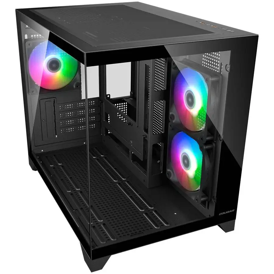 Кутия COUGAR FV150 Mini RGB Black - CGR-2QA6B-RGB 