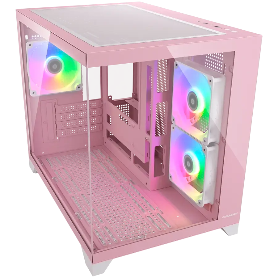 Кутия COUGAR FV150 Mini RGB Pink - CGR-2QA6P-RGB