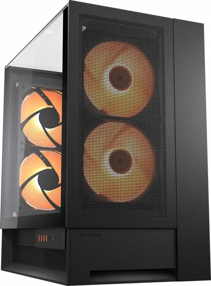 Кутия COUGAR OmnyX Mid-Tower Case Black - CGR-2WA3B-RGB