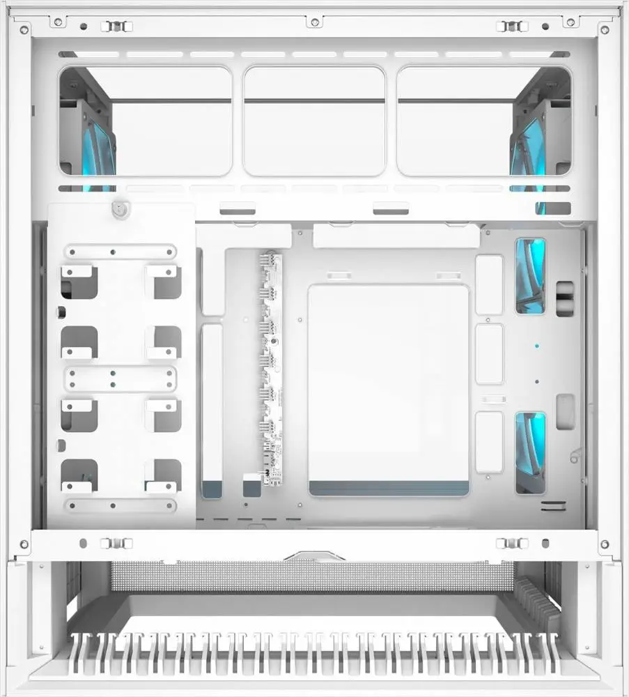 Кутия COUGAR OmnyX Mid-Tower Case White - CGR-2WA3W-RGB