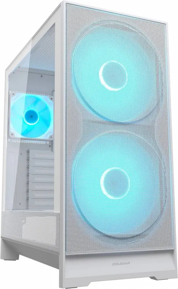 Кутия COUGAR AIRFACE 180 Mid-Tower Case White - CGR-5VA4W-RGB