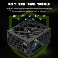 Захранване Gamemax GX PRO 1050G PSU ATX 3.1 1050W Plus Gold, Full Modular