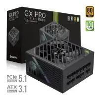 Захранване Gamemax GX PRO 1050G PSU ATX 3.1 1050W Plus Gold, Full Modular