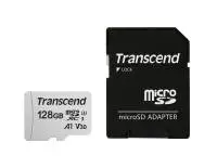 Памет Transcend 128GB microSD w/ adapter UHS-I U3 A1 - TS128GUSD300S-A