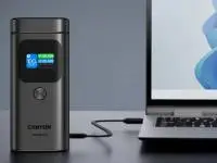 Външна батерия CANYON Qi2 magnetic power bank OnPower 150 15000mAh Aluminium Dark grey