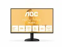 Монитор AOC 27B31H, 27" IPS WLED, 1920x1080, 120Hz, 4ms GtG, Adaptive Sync, FlickerFree, Anti Blue Light, Tilt, D-SUB, HDMI