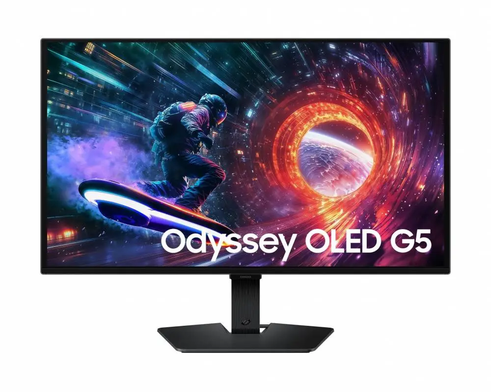 Монитор SAMSUNG Odyssey OLED G5 G50SF, 27" QD-OLED WQHD (2560x1440) 180Hz, 0.03ms, HDR10+, AMD FreeSync Premium, G-SYNC Compatible