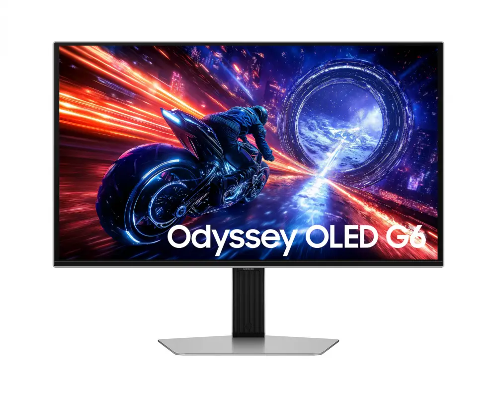 Монитор SAMSUNG Odyssey OLED G6 G60SF, 27" QD-OLED, WQHD (2560x1440). 500Hz, 0.03ms, HDR10+, G-Sync Compatible, AMD FreeSync Premium Pro