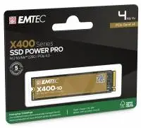 Диск SSD EMTEC X410 4TB M.2 2280 NVMe PCIe Gen4x4 - ECSSD4TX410