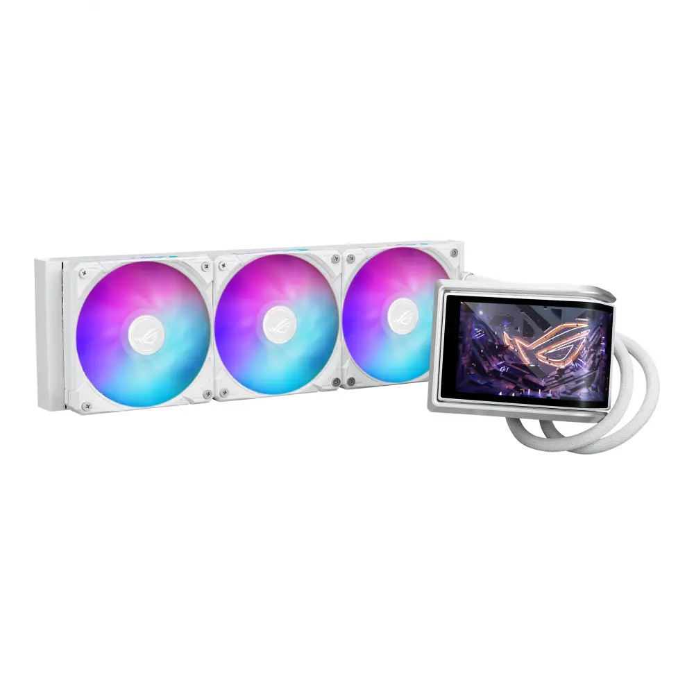 Охладител за процесор ASUS ROG Ryuo IV 360 ARGB White Edition 6.67" Curved AMOLED Display - 90RC01N2-B0EAY0