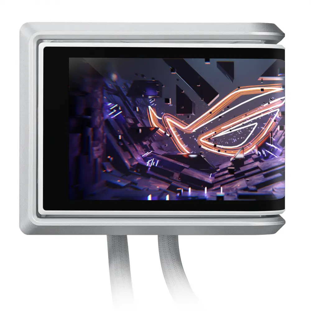 Охладител за процесор ASUS ROG Ryuo IV 360 ARGB White Edition 6.67" Curved AMOLED Display - 90RC01N2-B0EAY0