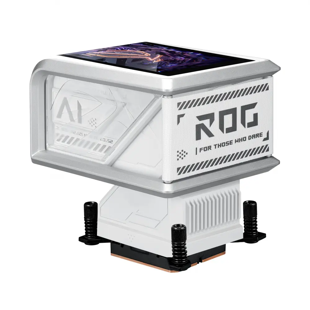 Охладител за процесор ASUS ROG Ryuo IV 360 ARGB White Edition 6.67" Curved AMOLED Display - 90RC01N2-B0EAY0