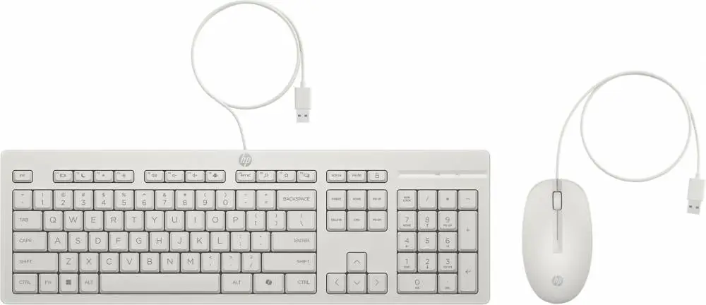 Комплект клавиатур с мишка HP 225 Wired Mouse and KB G2 CWH - AW5S6AA#AKS