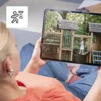 HAMA Wi-Fi камера 1080p, за външна употреба, нощно виждане, запис