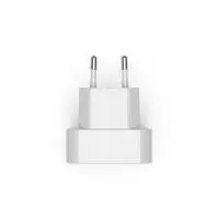HAMA Бързо мини зарядно GaN, 2 x USB-C, PD, 40 W, сгъващ се адаптер, бял
