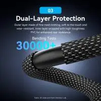 Vention Кабел Cable - Display Port v2.1 DP M / M Black 16K@60Hz, 2M - HGBHH
