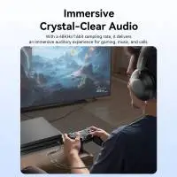 Vention външна звукова карта USB Sound card 2-Port 0.25M Gray - CVHHC