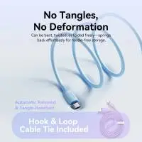 Vention Кабел USB 2.0 A Male to C Male 3A 0.25M Black - CTWBC