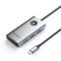Orico докинг станция Docking Station Type-C - PW11-6P-GY-EP - HDMI x 1, USB-C x 1, USB3.0 x 3, USB-C PD100W x 1