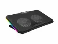 Охлаждаща поставка за лаптоп Fury Gunbai G3 Laptop Cooling Pad 14.1-17.3" 2 fans, RGB LED Light, 2 USB