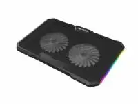 Охлаждаща поставка за лаптоп Fury Gunbai G3 Laptop Cooling Pad 14.1-17.3" 2 fans, RGB LED Light, 2 USB