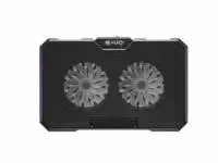 Охлаждаща поставка за лаптоп Fury Gunbai G3 Laptop Cooling Pad 14.1-17.3" 2 fans, RGB LED Light, 2 USB