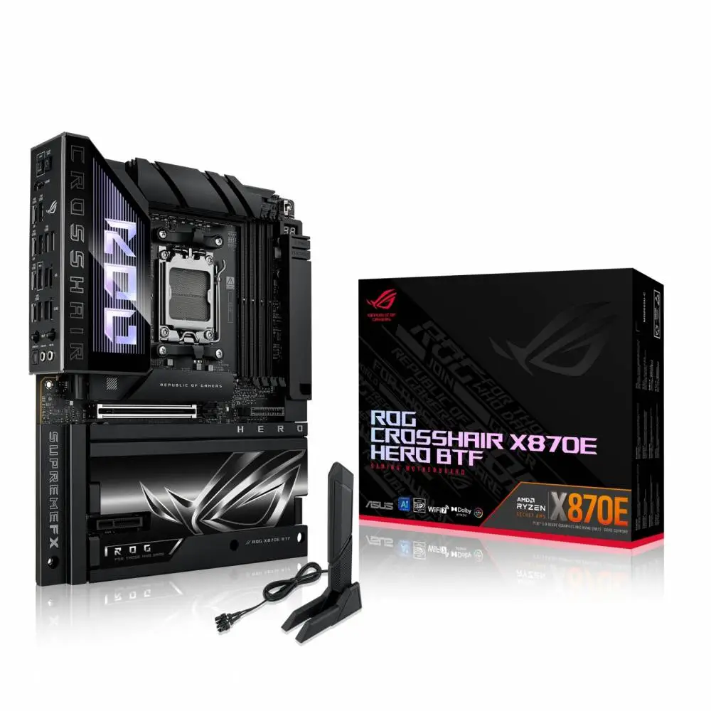 Дънна платка ASUS ROG Crosshair X870E Hero BTF AM5 - 90MB1MX0-M0EAY0