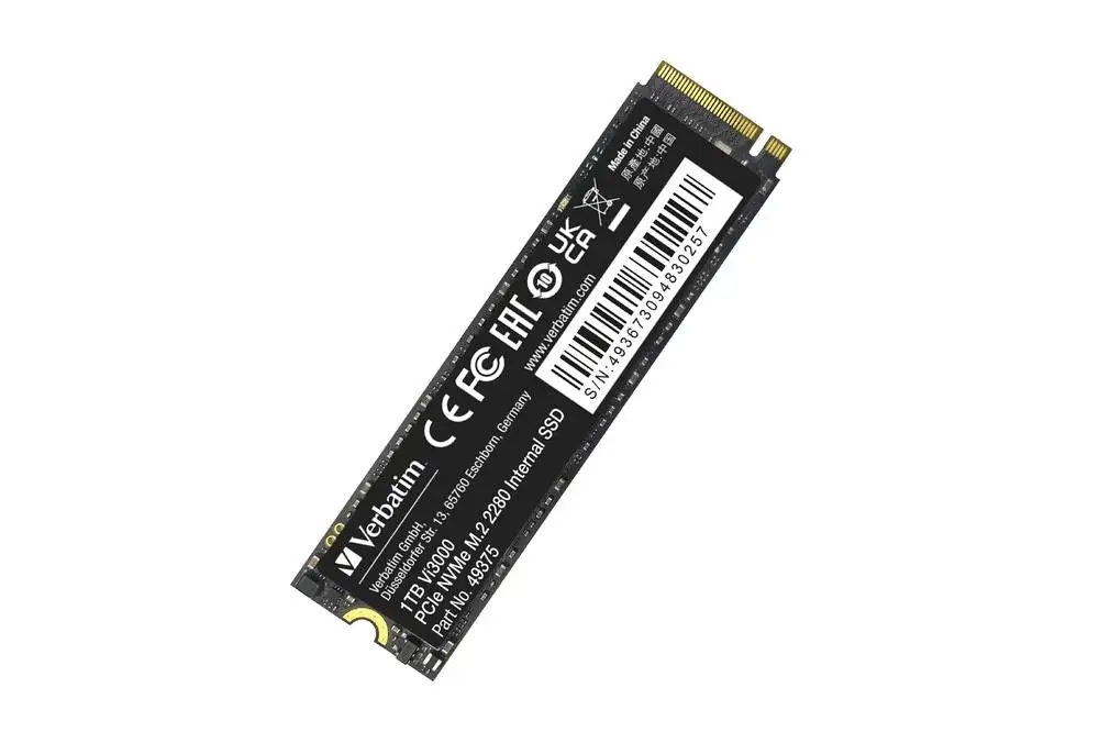 Диск SSD Verbatim Vi3000 1TB M.2 2280 NVMe PCIe Gen 3x4